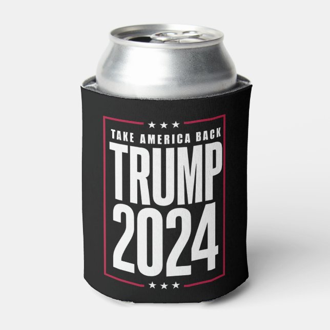 Porta-lata Donald Trump 2024 Retire a Eleição Americana (Can Front)