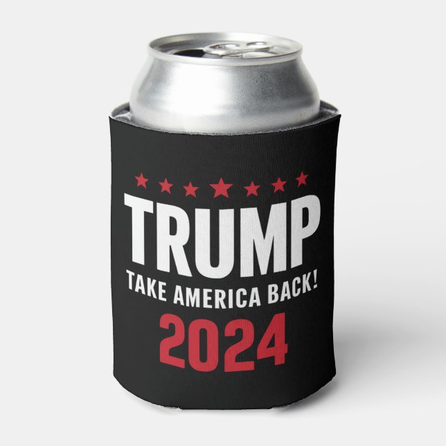 Porta-lata Donald Trump 2024 Retire a Eleição Americana (Can Front)