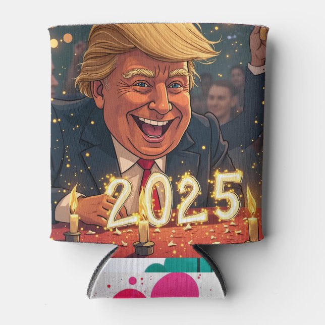 Porta-lata Donald Trump 2025 (Frente)
