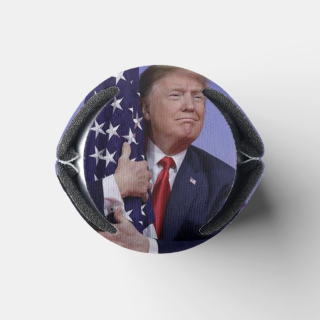 Porta-lata Donald Trump e a bandeira dos EUA (Parte inferior)