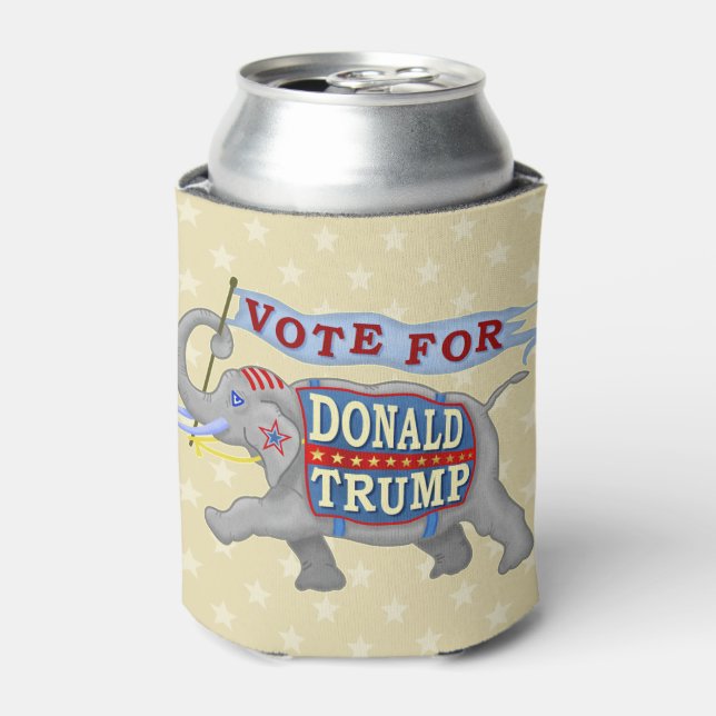 Porta-lata Donald Trump Presidente 2024 Elefante Republicano (Can Front)