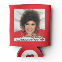 DONNA FARGO COOLER, dois tamanhos, vermelho