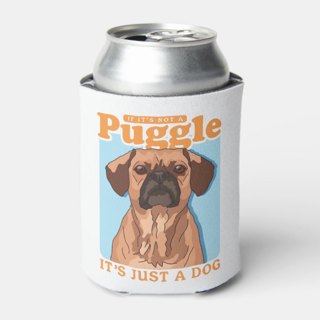 Porta-lata Dono de Cachorro Puggles É um Puggle Cópia (Can Front)