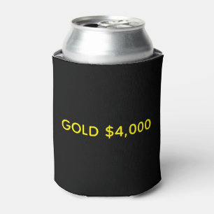 Porta-lata Dourada celebração de mercado de US$ 4.000