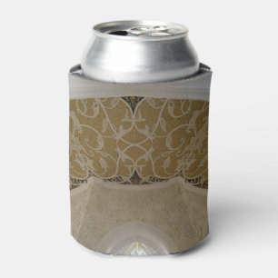 Porta-lata Dourado artesanato Motif Personalizado pode resfri