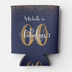 Porta-lata Dourado brilho 60 e fabuloso Marinho Azul Anivers