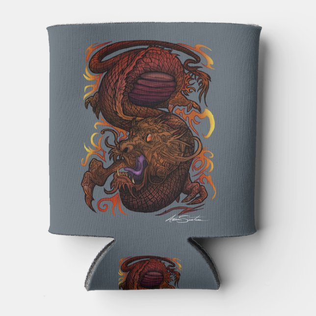 Porta-lata Dragão (Frente)