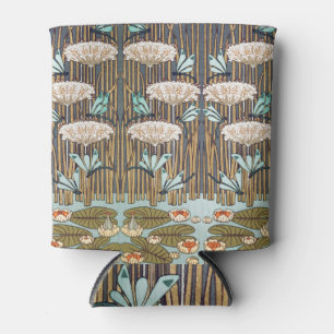 Porta-lata Dragões Água Lírios Marsh Art Nouveau