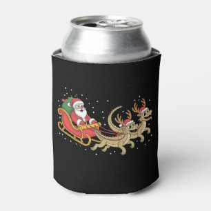 Porta-lata Dragões do Trenó do Papai Noel Chifres de Rena