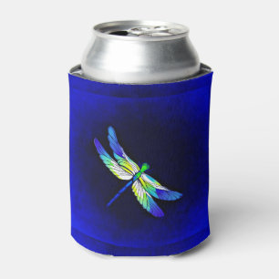 Porta-lata Dragonfly Electric Blue - Personalize com um nome
