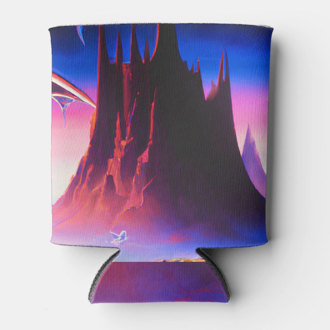 Porta-lata Dream World Oil Painting (Frente)