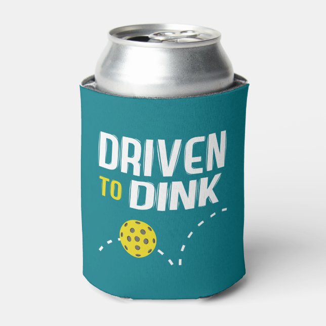 Porta-lata "Driven to Dink" O Pickleball pode resfriar (Can Front)