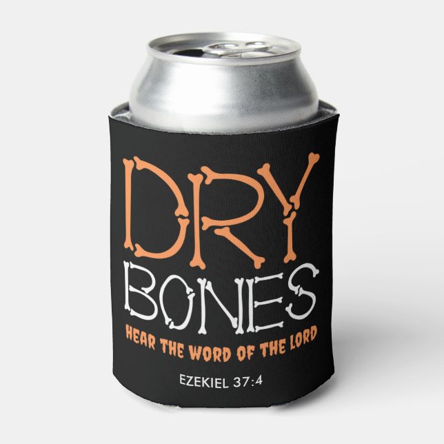 Porta-lata DRY BONES Christian Halloween (Can Front)