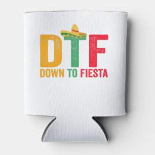 Porta-lata DTF Para Fiesta Engraçado Cinco De Mayo Holiday