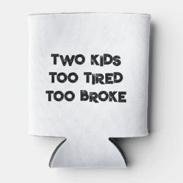 PORTA-LATA DUAS CRIANÇAS DEMASIADO CANSADAS DEMAIS PODEM ARRE