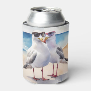 Porta-lata Duas Gaivotas Cegas Enamoradas