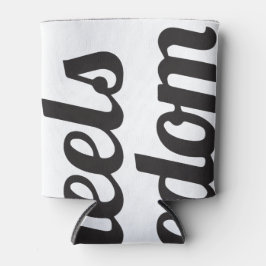 Porta-lata Duas rodas para a liberdade podem resfriar