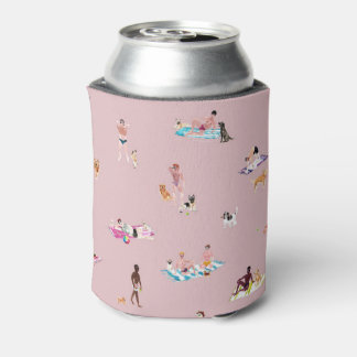 Porta-lata DUDES e CÃES PRAIA Mauve