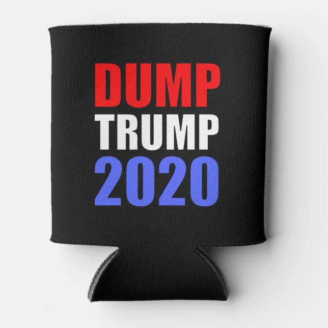 Porta-lata Dump Trump 2020 Anti-Trump (Frente)