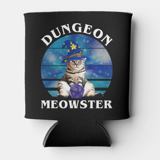 Porta-lata Dungeon Meowster (Frente)