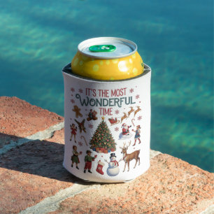 Porta-lata É a época mais maravilhosa do Natal Vintage 