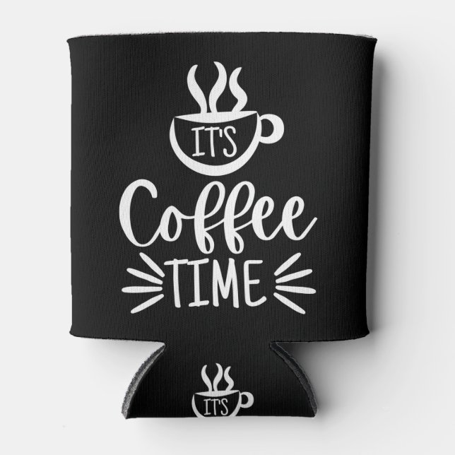 Porta-lata É hora do café (Frente)