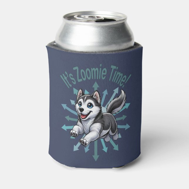 Porta-lata É Hora do Zoomie Husky (Can Back)