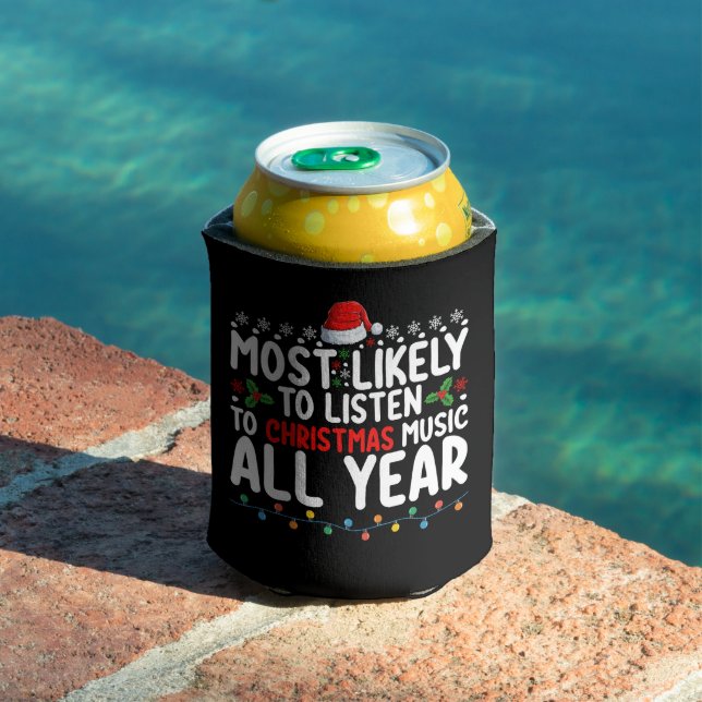 Porta-lata É Mais Provável Ouvir Música De Natal O Ano Todo (Piscina in situ)