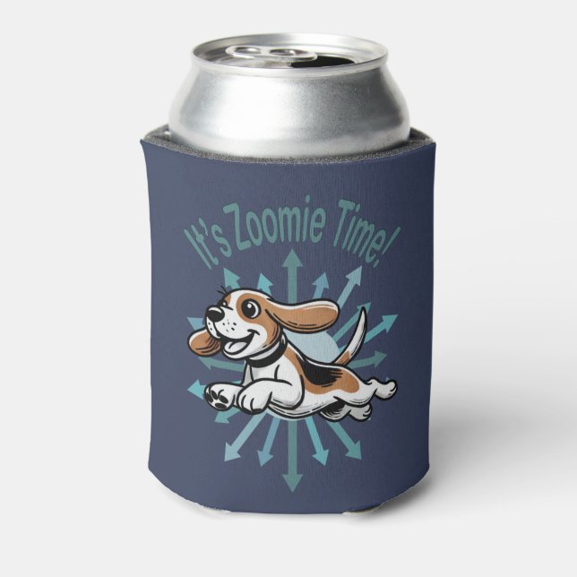 Porta-lata É Zoomie Time Beagle (Can Back)