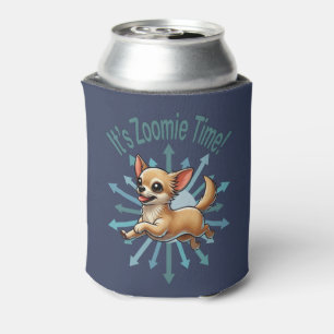 Porta-lata É Zoomie Time Chihuahua