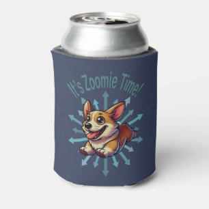 Porta-lata É Zoomie Time Corgi
