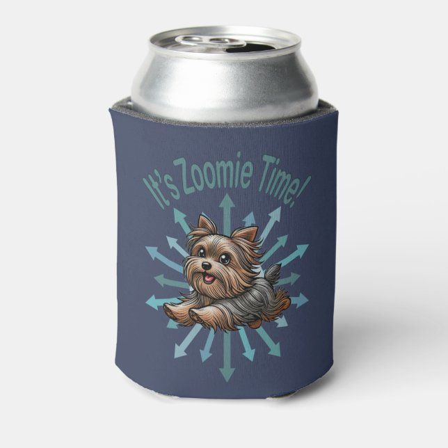 Porta-lata É Zoomie Time Yorkshire Terrier (Can Back)