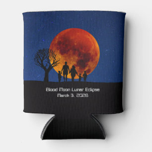 Porta-lata Eclipse Lunar de Lua de Sangue 2026