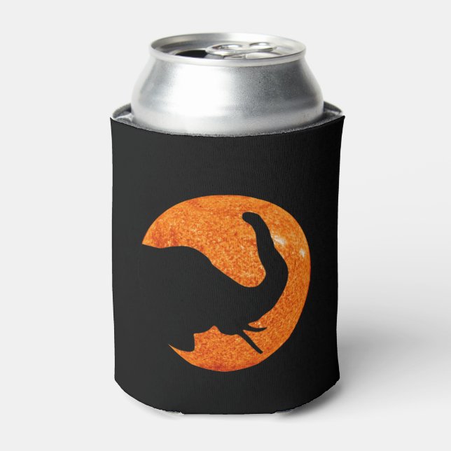 Porta-lata Eclipse Solar do Perfil do Elefante (Can Front)