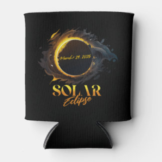 Porta-lata Eclipse Solar Março 29 2025 Comemorativo
