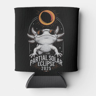 Porta-lata Eclipse Solar Parcial 2025 Anfíbio Axolotl