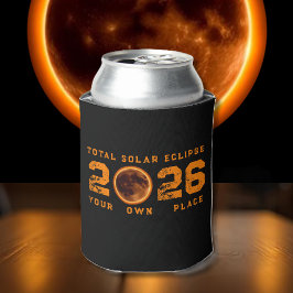 Porta-lata Eclipse Solar Total 12 de Agosto de 2026