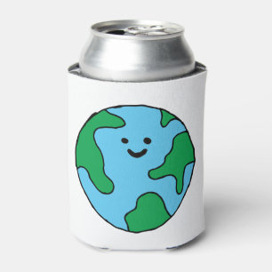 Porta-lata Ecoamigo do Mundo Ícone Feliz da Terra Clipart Ec