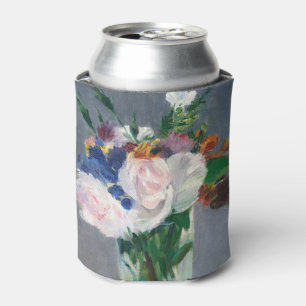 Porta-lata Edouard Manet - Flores em um Vase Cristal