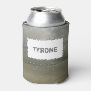 Porta-lata Efeito Metálico das Cinzas de Prata