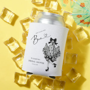 Porta-lata Ela Encontrou Seu Amor Fantasma Floral Chá de Noiv
