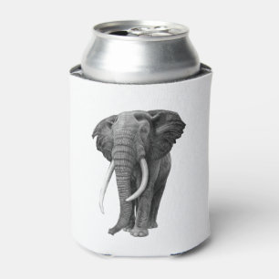 Porta-lata Elefante-touro - Desenho a lápis