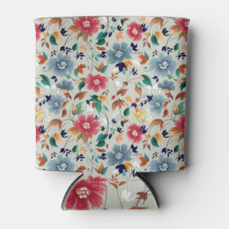 Porta-lata Elegance Blooms: Fundo da Vintagem Floral