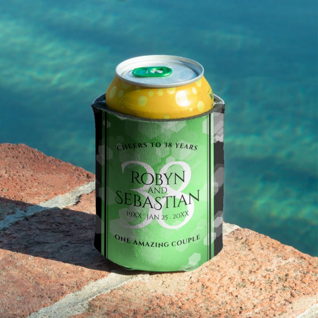 Porta-lata Elegante 38º aniversário do casamento do Emerald (Piscina in situ)