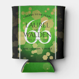 Porta-lata Elegante 66º aniversário de casamento de Titanite