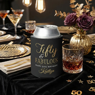Porta-lata Elegante Cinquenta e Fabuloso! Festa de 50 Anos de