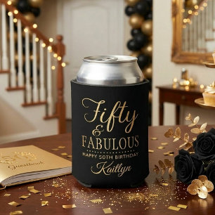 Porta-lata Elegante Cinquenta e Fabuloso! Festa de 50 Anos de