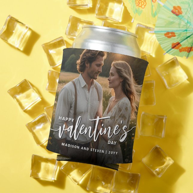 Porta-lata Elegante de Feliz dia de os namorados de Fotografi (Verão in situ)