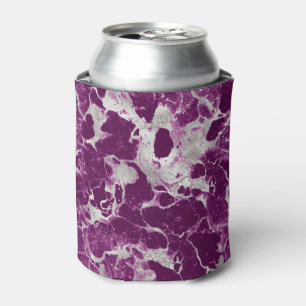 Porta-lata Elegante Estilo Roxo Violeta Padrão Abstrato
