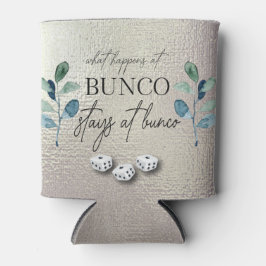 Porta-lata Elegante Eucalyptus Dice Bunco
